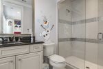 The kids will have their own private bathroom complete with Olaf